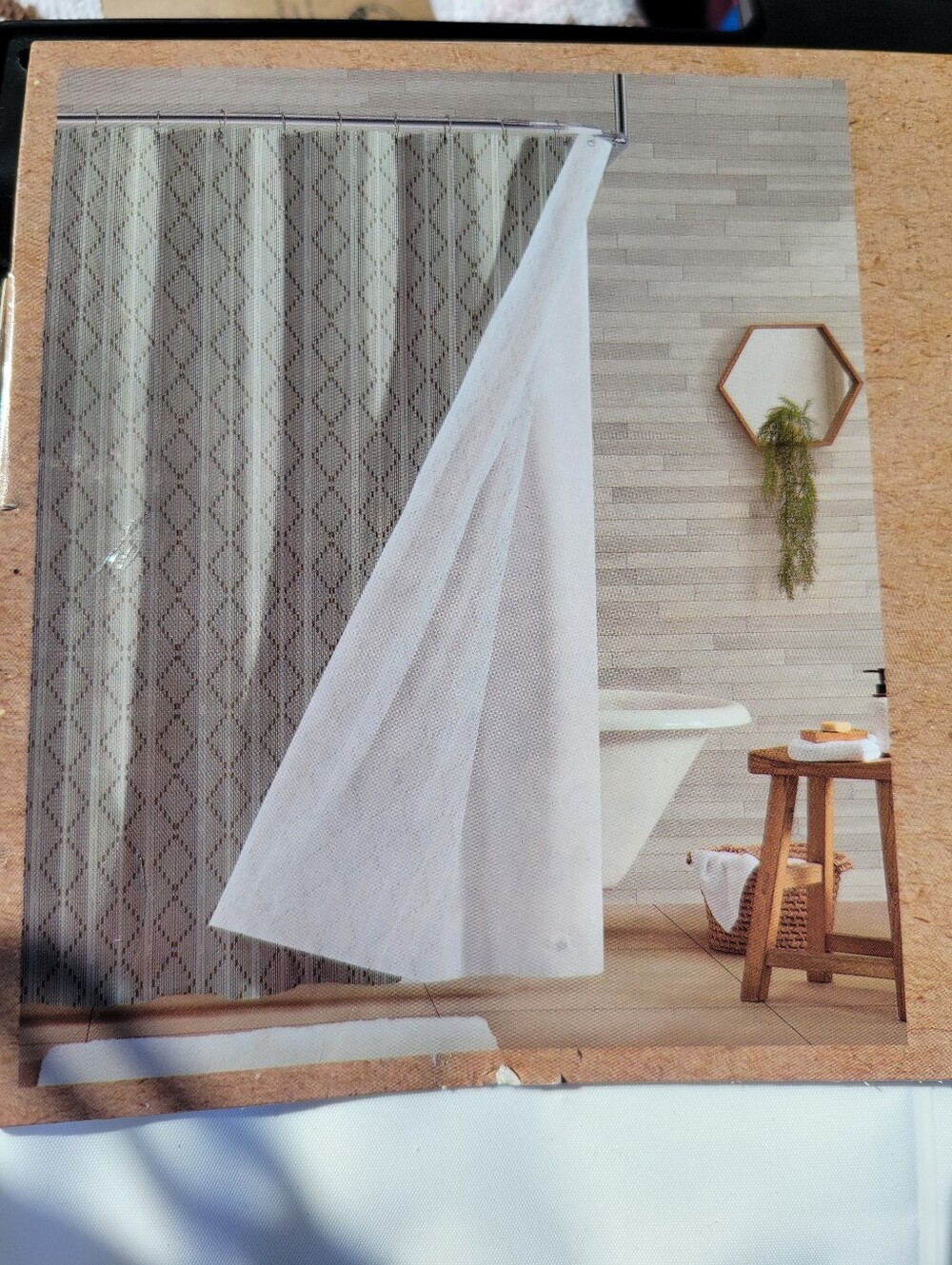 New Wrangler Green Diamond Shower Curtain Set New